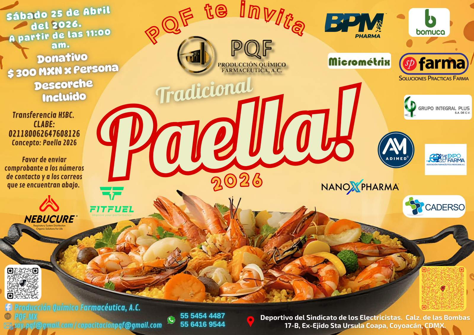 Flyer Tradicional Paella 2026